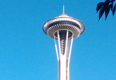 Check out Seattle from the top of the Space Needle!